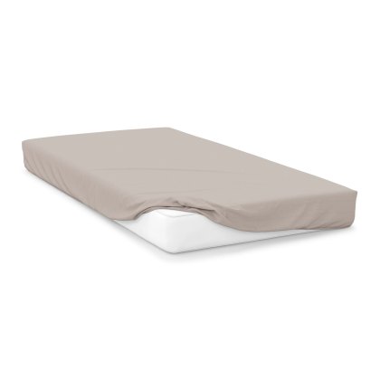 Belledorm Mushroom 200 Thread Count Plain Dyed Sheet Belledorm Mushroom 200 Thread Count Plain Dyed Sheet