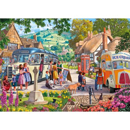 Gibsons Boarding The Bus 1000Pc Puzzle