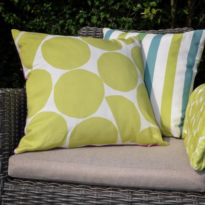 Fusion Ingo Assorted Pink & Lime Outdoor Cushion