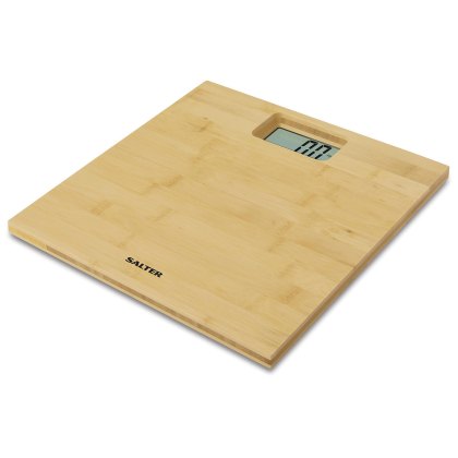 Salter Bamboo Electric Scales 9086