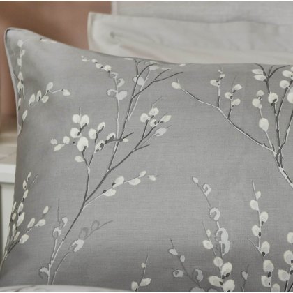 Laura Ashley Pussy Willow Steel Grey Duvet Cover Set