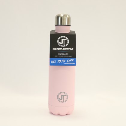 JT Fitness Baby Pink Stainless Steel 500ml Water Bottle