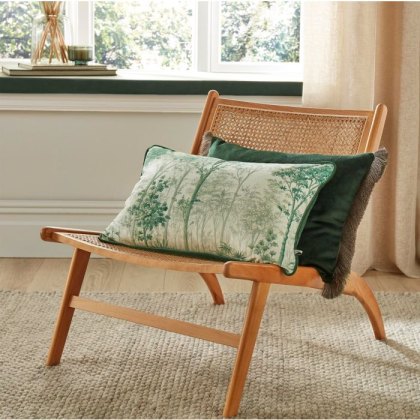 Graham & Brown Coppice Forest Sage Feather Cushion