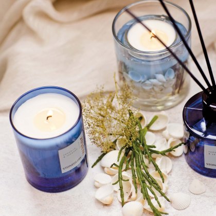 Stoneglow Water Elements Wood Sage & Samphire Soy Wax Scented Candle