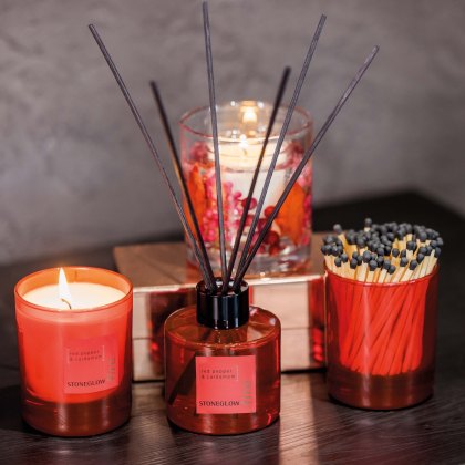 Stoneglow Fire Elements Red Pepper & Cardamom Soy Wax Scented Candle