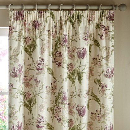 Laura Ashley Gosford Grape Curtains