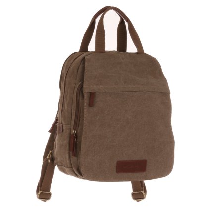 Woodbridge Brown Canvas Backpack