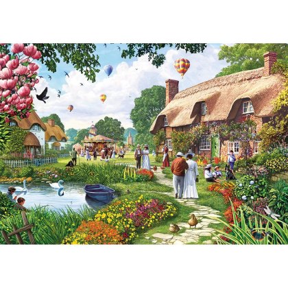 Gibsons Lakeside Cottage 500 Piece Puzzle