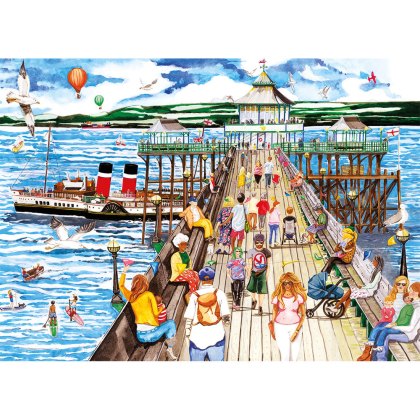 Gibsons Clevedon Pier 1000 Piece Puzzle
