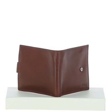 Fonz Leather Mens Classic 3 Card and ID Billfold Wallet Tan