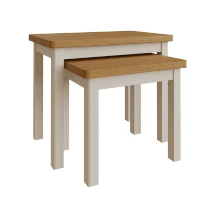 Hastings Editions Nest of 2 Tables in Stone Hastings Editions Nest of 2 Tables in Stone