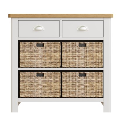 Hastings Editions 2 Drawer 4 Basket Unit in Stone Hastings Editions 2 Drawer 4 Basket Unit in Stone