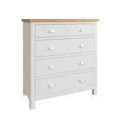 Hastings 2 Over 3 Chest of Drawers in Stone