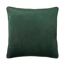 Wisteria Printed Velvet Cushion Emerald