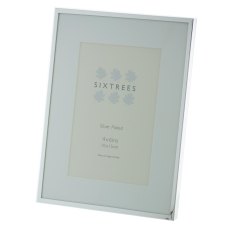 Sixtrees Park Lane Silver Plated Photo Frame with Soft White Mount