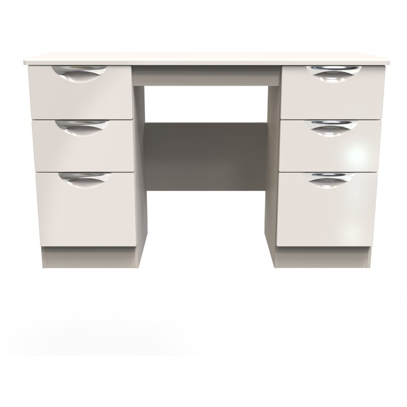 Carrie Kneehole Dressing Table front on image of the dressing table on a white background