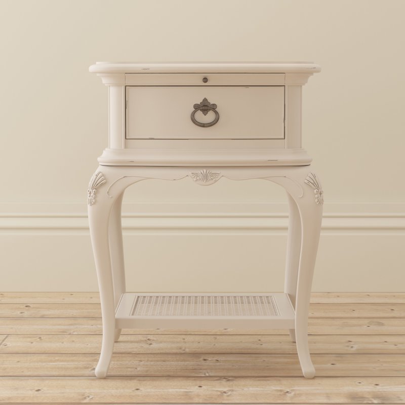 Willis & Gambier Ivory Bedroom 1 Drawer Bedside Chest