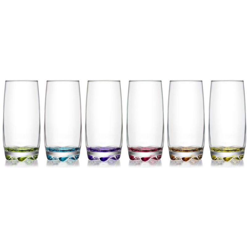 Simply Home Set of 6 Adora Long Drink Glasses