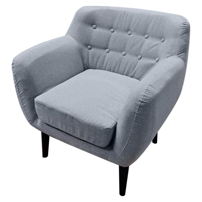 GFA Apollo Accent Chair Wool Granite