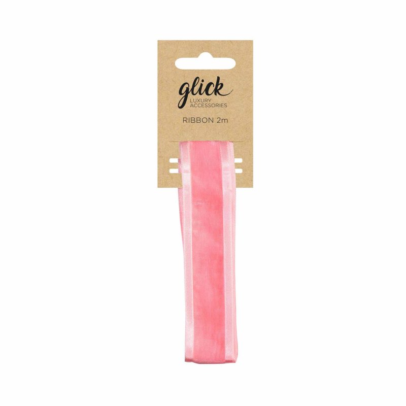 Glick Satin Edge Ribbon Light Pink