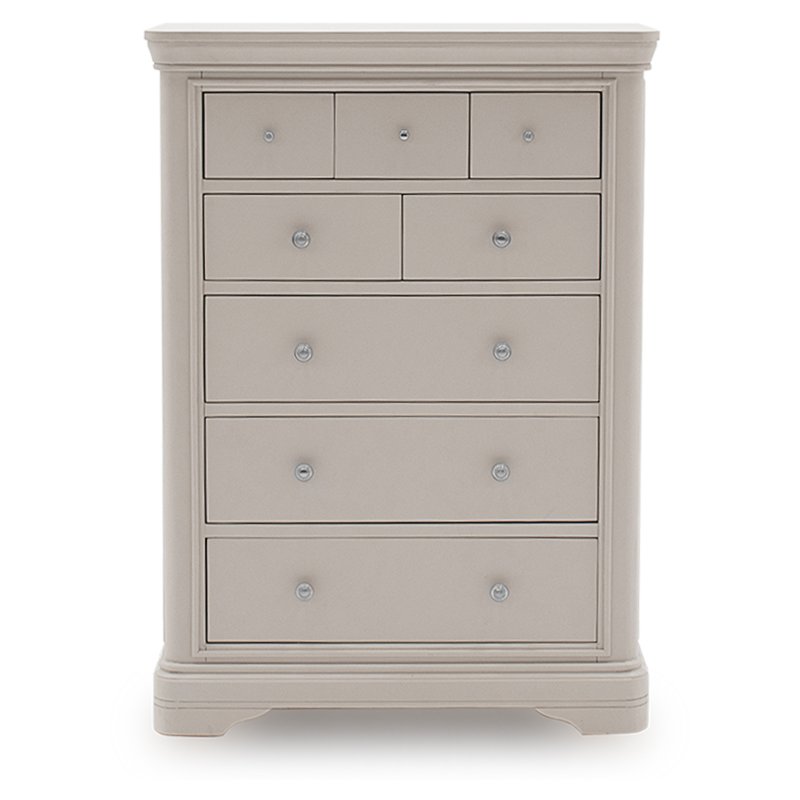 Mabel 8 Drawer tall chest in Bone