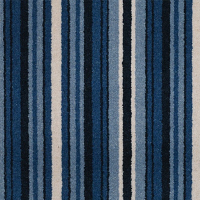 Adam Castlemead Velvet Stripe In High-Seas Carpet
