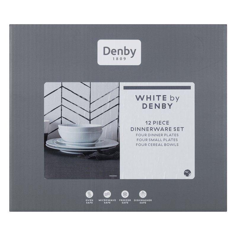 Denby White by Denby 12 Piece Dinner Set