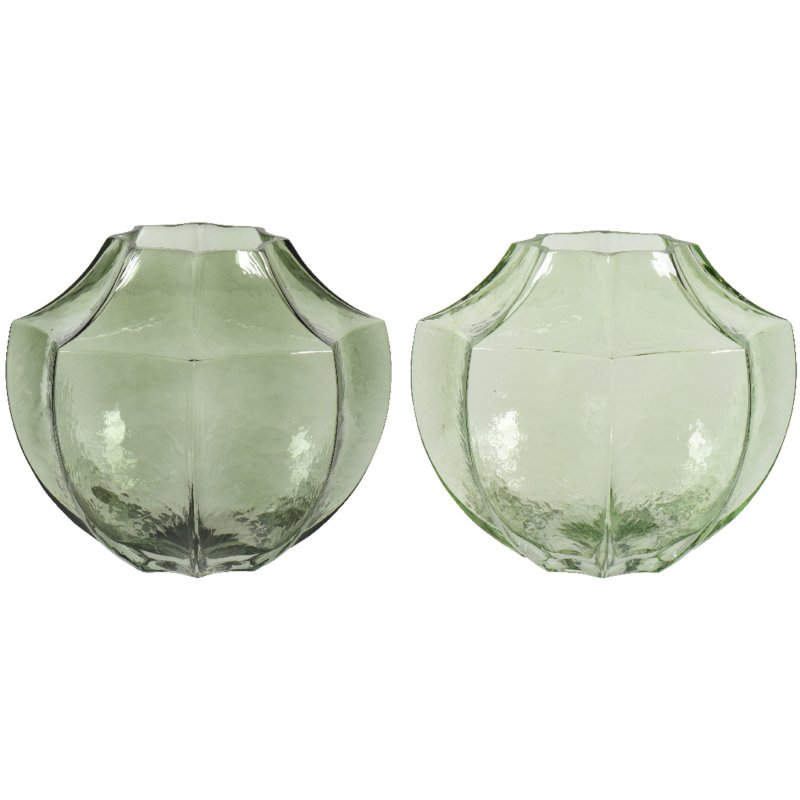 Kaemingk Green Glass Bouquet Vase