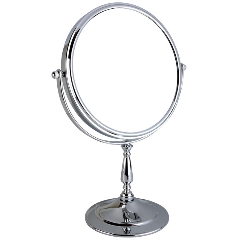 Chrome Pedestal 10x Magnifying Mirror