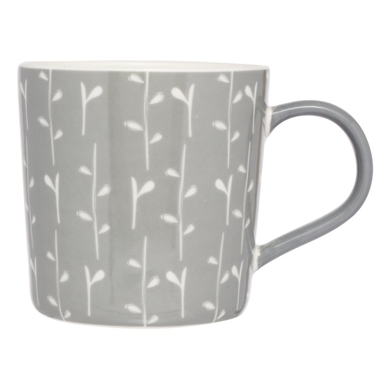 Siip ekko floral stems mug grey