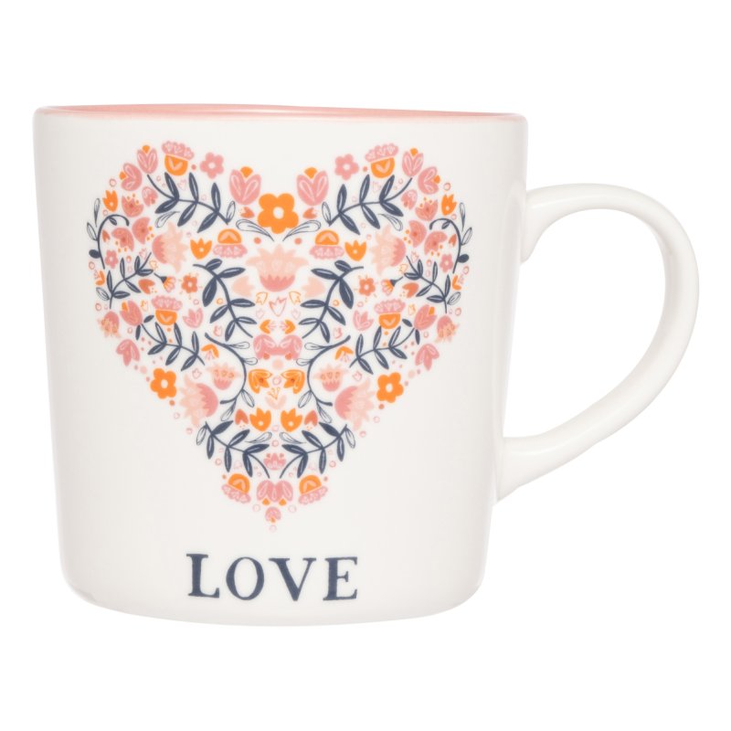 Siip folk floral love mug