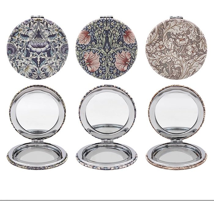 William Morris Compact three different mirrors on a white background