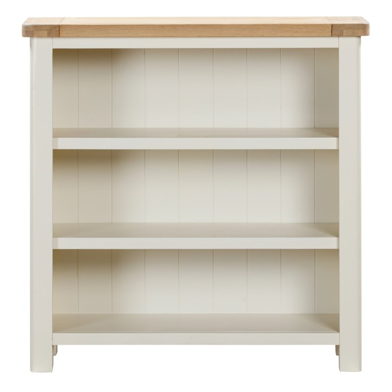 Silverdale Painted Small Bookcase front on a white background