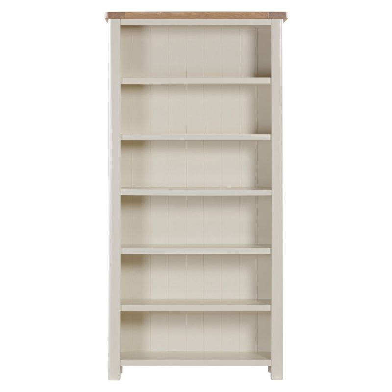 Silverdale Painted Large Bookcase front on a white background