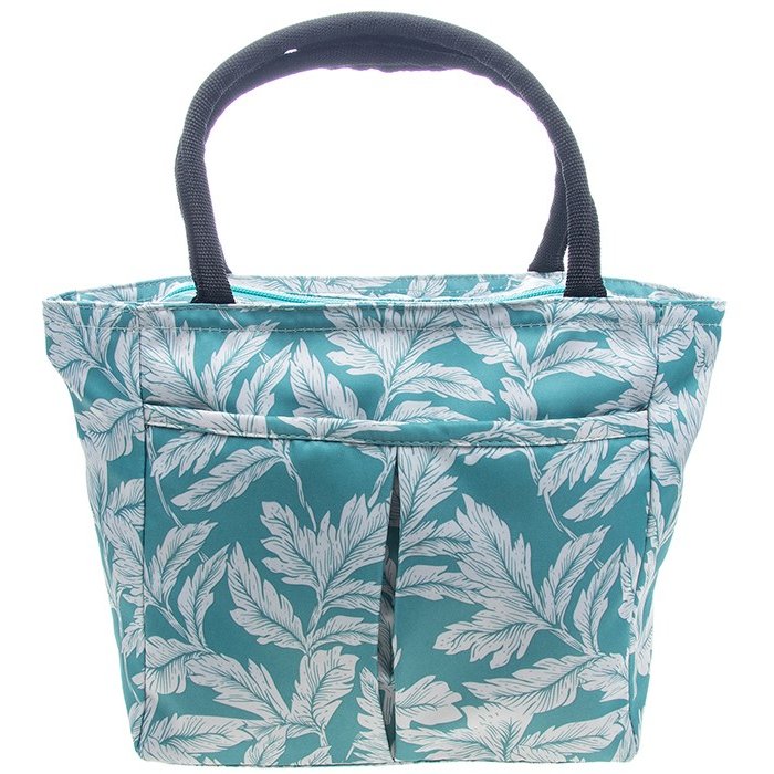 Foliage Waterproof Teal Bag image of the bag on a white background