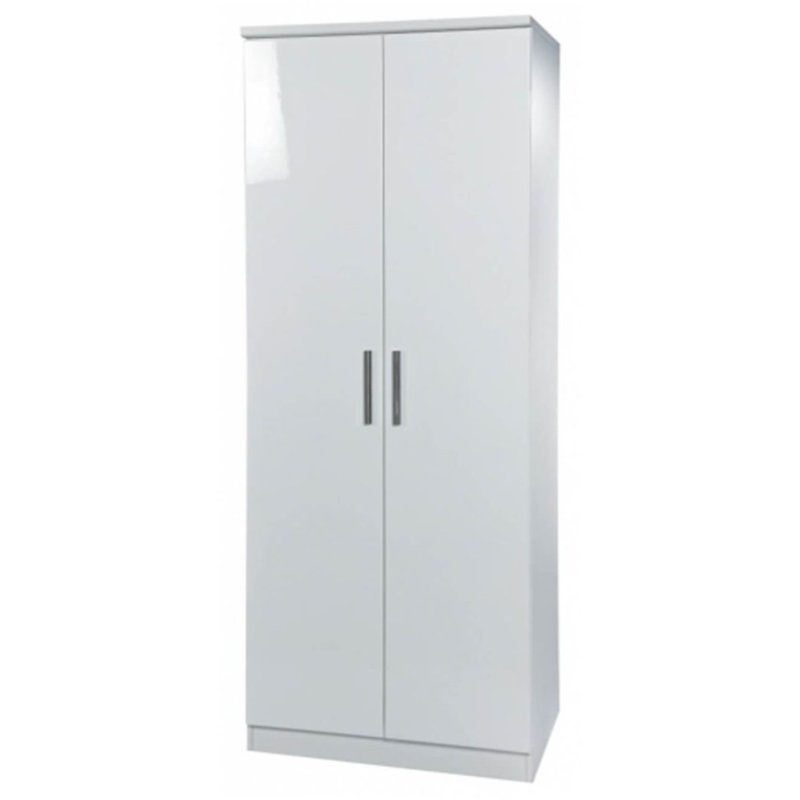 Kingsley Tall 2ft 6in Double Hanging Wardrobe image of the wardrobe on a white background