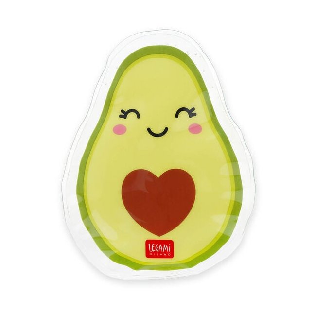 Legami Avocado Food Gel Pack image of the gel pack on a white background