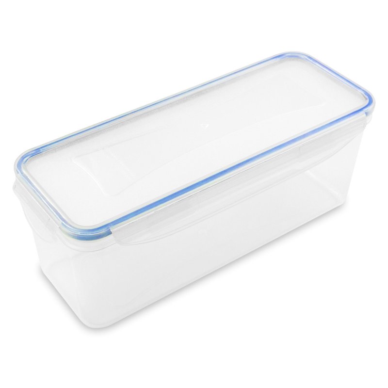 Addis Clip Tight 2L Narrow Rectangular Container image of the container on a white background
