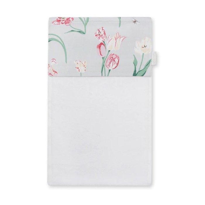 Sophie Allport Tulips Roller Hand Towel image of the hand towel on a white background