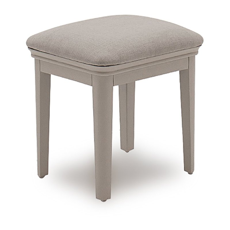 Mabel Taupe Stool image of the stool on a white background