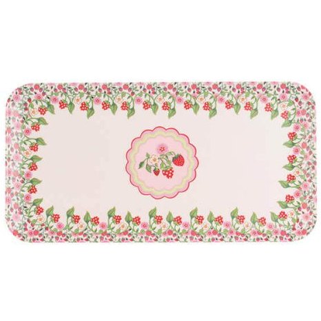 Cath Kidston Strawberry Melamine Picnic Rectangular Platter