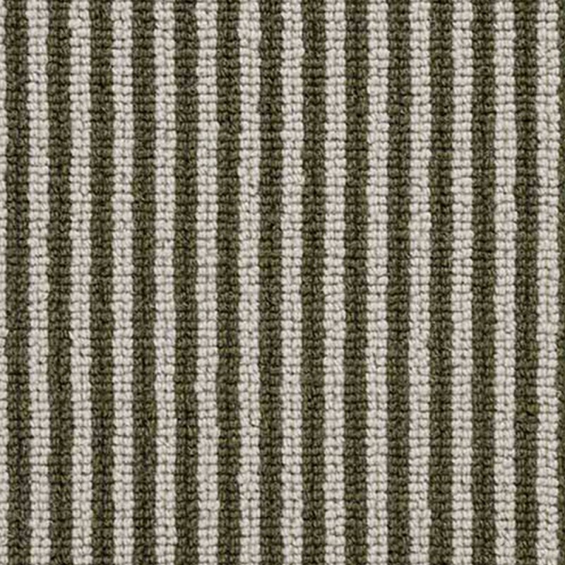 Norfolk Royal Regatta Pinstripe Carpet in Dark Green