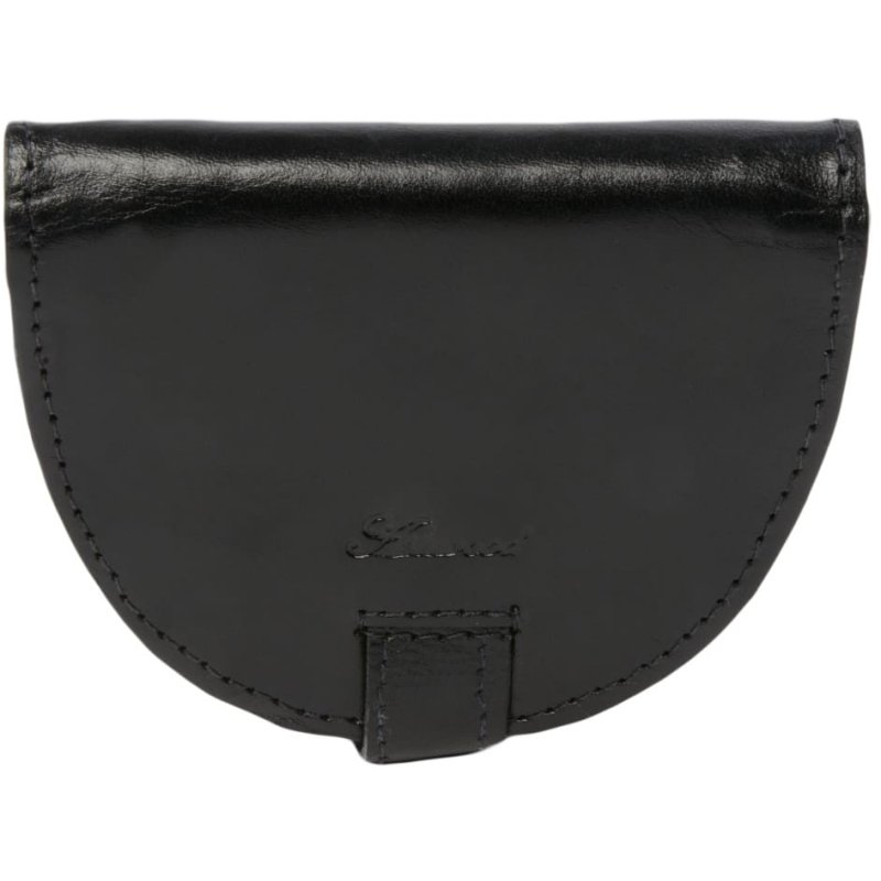 Fonz Leather Mens Coinpurse Wallet Black Closed