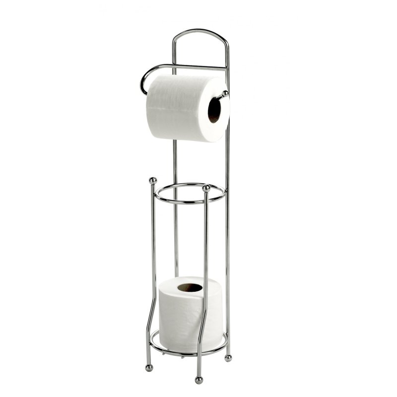 Showerdrape Wire Combo Toilet Roll and Spare Holder