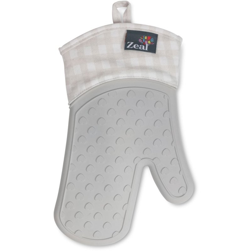 Zeal Silicone French Grey Single Oven Glove