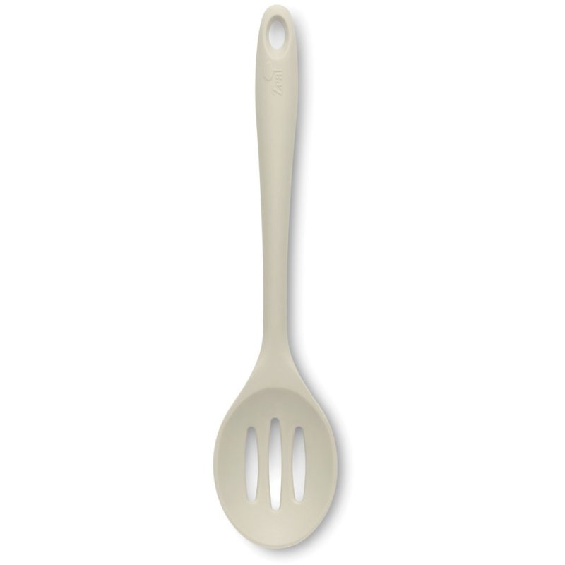 Zeal 29cm Silicone Cream Slotted Spoon