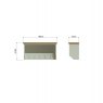 Aldiss Own Hastings Mirrored Hall Bench Top in Stone