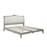 Willis & Gambier Camille Bedroom Low End Super King Bedstead side angle of the bed frame on a white background
