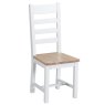 Tenby Ladder Back Chair Wooden Off White