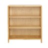 Ercol Bosco Low Bookcase front view. Aldiss of Norfolk